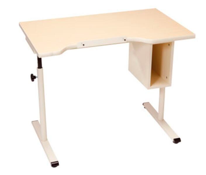 Populas Adjustable Height Wheelchair-Accessible Laminate Desk, 40 x 24 x 23 - 33 Inches, Item Number 017474